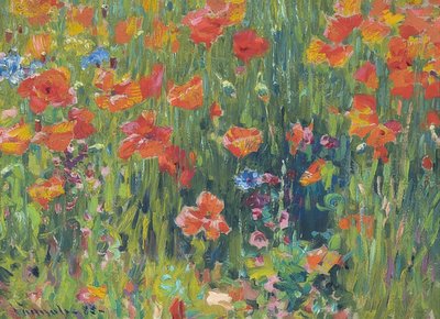 Valmuer. 1888 af Robert William Vonnoh
