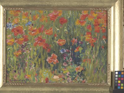 Valmuer (olie på lærred) af Robert William Vonnoh