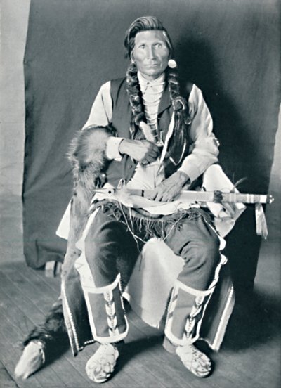 En sahaptin-indianer, 1912 af Robert Wilson Shufeldt