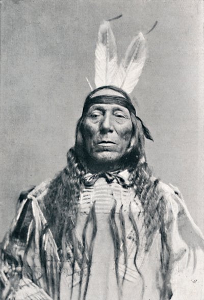 Helt ansigt af en Sioux-indianer, 1912 af Robert Wilson Shufeldt