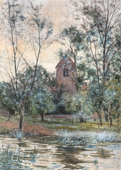Kirken ved dammen af Robert Winchester Fraser