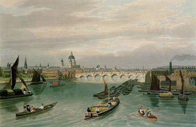 Udsigt over Blackfriars Bridge og St. Paul