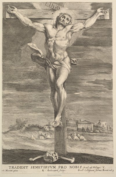 Korsfæstelse, 1670-90. af Robert van Audenaerde
