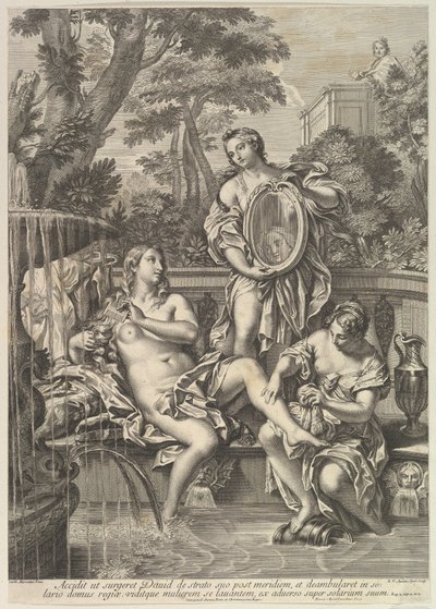 David og Batseba, 1680-1743. af Robert van Audenaerde