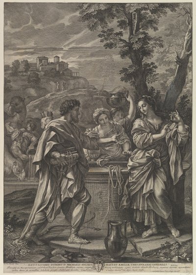 Rebecca ved Brønden. af Robert van Audenaerde