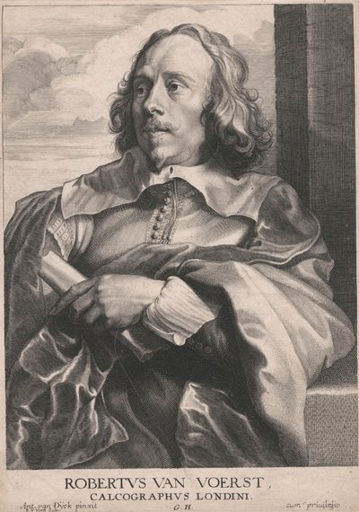 Robert van Voerst, gravør i London af Robert van Voerst