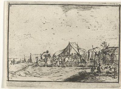 lejr Landskaber med lejre (serietitel) af Robert van den Hoecke