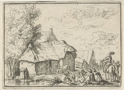 Campingplads ved en landsby Landskaber med lejre (serietitel) af Robert van den Hoecke