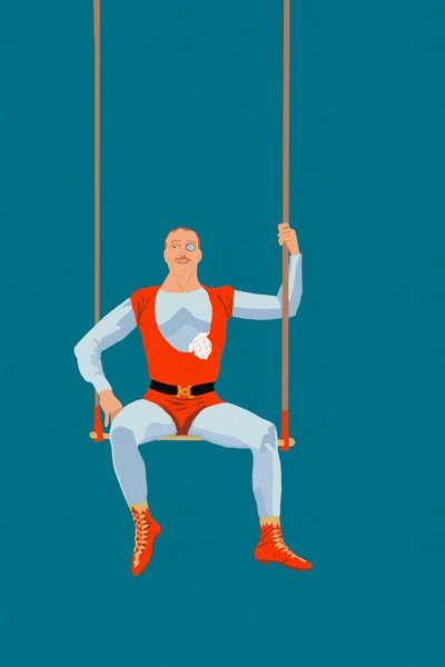 Acrobat, 2022 (digital) af Roberta Murray