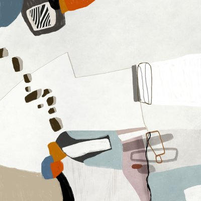 Moderne abstrakte former af Roberto Moro