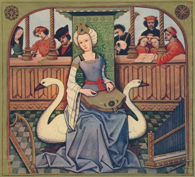 The Allegory of Music, c1496-1498, 1939 af Robinet Testard
