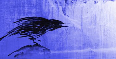 Stormy Blue Raven af RodMacIver