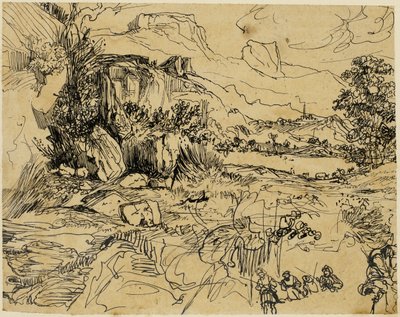 Fremskudt vagt af Rodolphe Bresdin