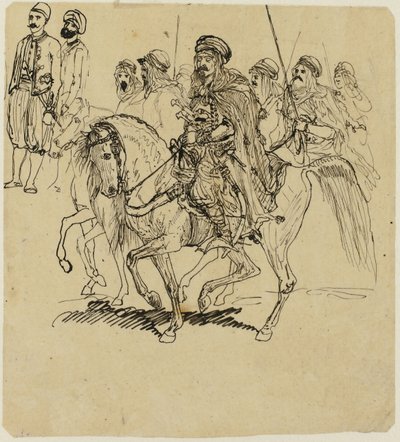 Arabiske ryttere af Rodolphe Bresdin