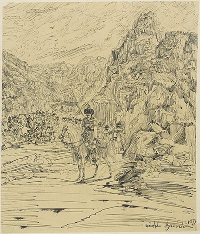 Kamp i bjergene af Rodolphe Bresdin