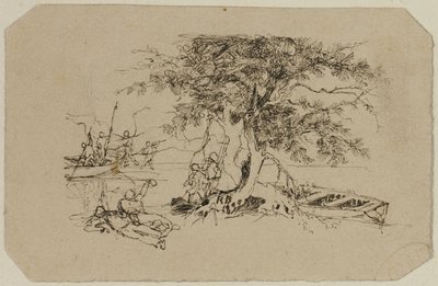 Fiskeplads af Rodolphe Bresdin