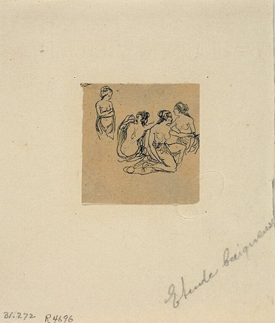 Undersøgelse af badegæster af Rodolphe Bresdin