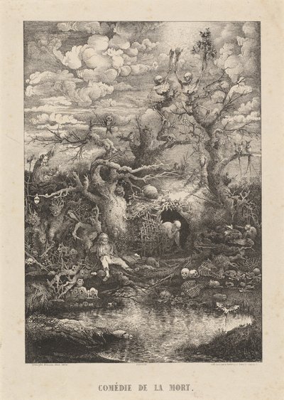 Dødens komedie af Rodolphe Bresdin