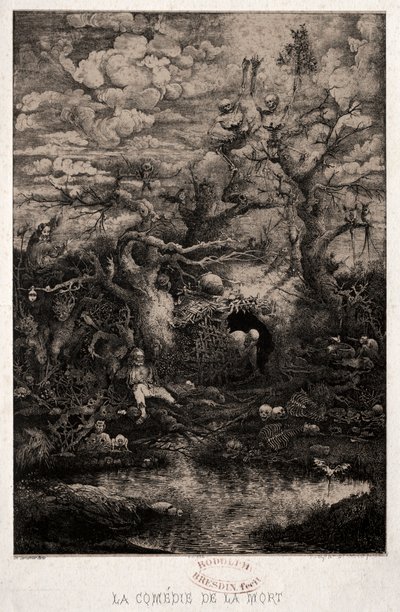Dødens komedie af Rodolphe Bresdin
