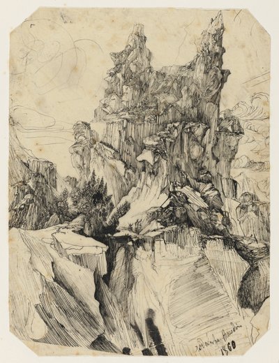 Sprækken, 1860 af Rodolphe Bresdin