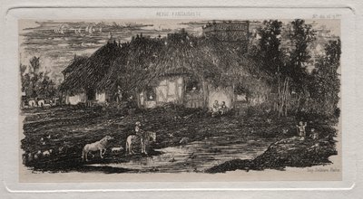 Gårdsgården af Rodolphe Bresdin