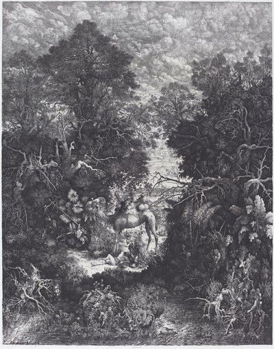 Den barmhjertige samaritaner af Rodolphe Bresdin
