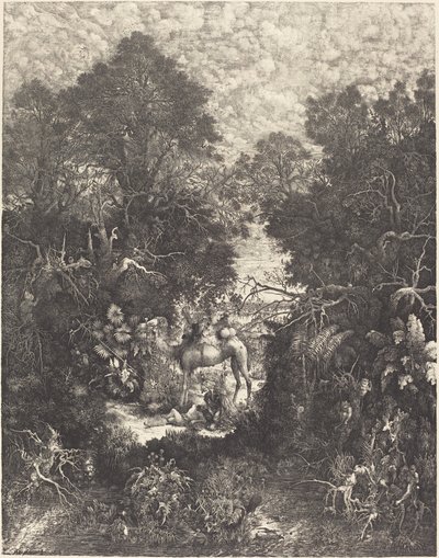 Den barmhjertige samaritaner af Rodolphe Bresdin