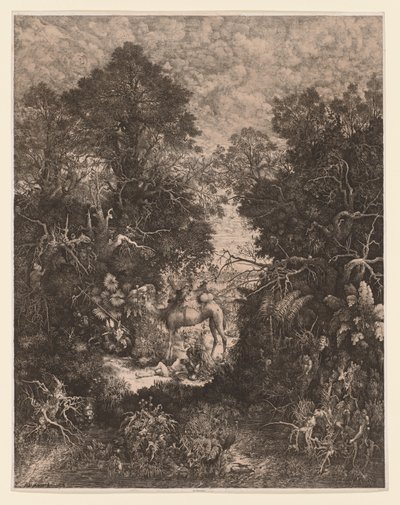 Den barmhjertige samaritaner af Rodolphe Bresdin