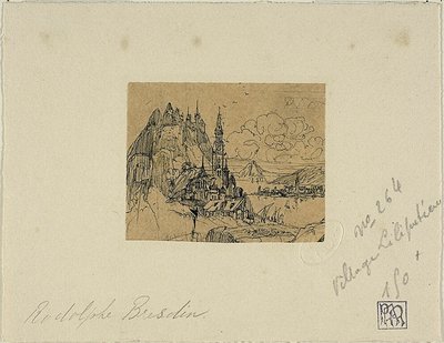 Den lilliputianske landsby af Rodolphe Bresdin