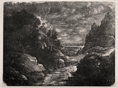 Bjergstrømmen af Rodolphe Bresdin
