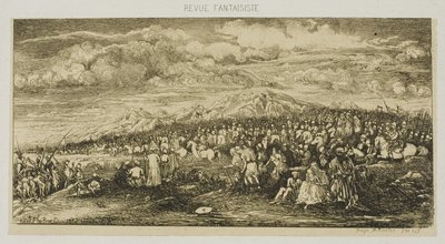 Den romerske hær, fra Revue Fantaisiste af Rodolphe Bresdin