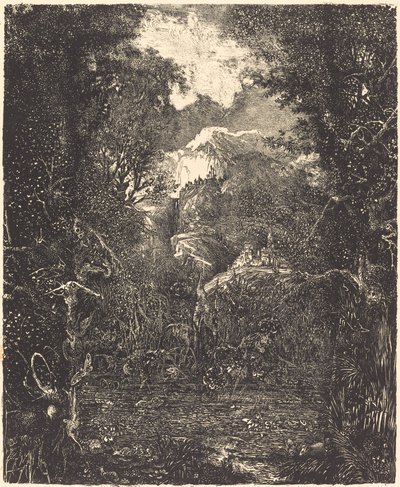 Byerne bag marsken af Rodolphe Bresdin
