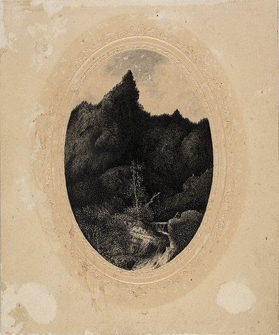 Den rejsende i bjergene af Rodolphe Bresdin