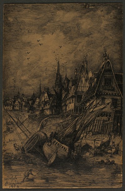 Opvaskede Skibe af Rodolphe Bresdin