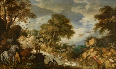 Orpheus and the Animals (olie på lærred) af Roelandt Jacobsz. Savery