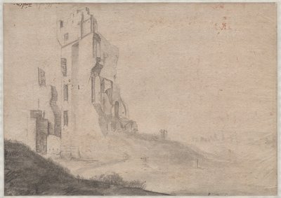 Ruin af huset Ter Kleef nær Haarlem af Roelant Roghman