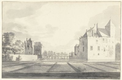 Udsigt over Huis Beverweerd, set fra nordøst af Roelant Roghman