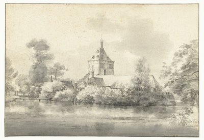 Udsigt over slottet Starrenburg i Overschie af Roelant Roghman