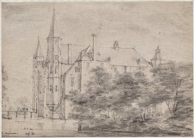 Zuylen Slot nær Utrecht af Roelant Roghman