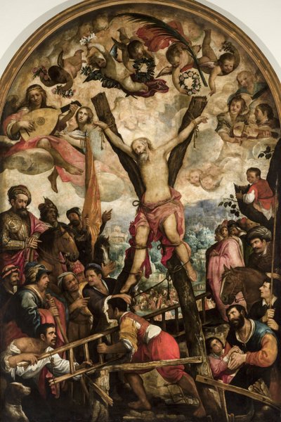 Sankt Andreas Martyrium, ca. 1610. af Roelas