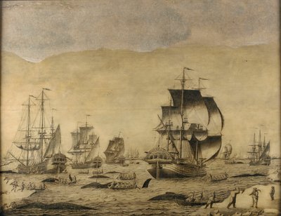Hollandske hvalfangere i isen af Roelof van Salm