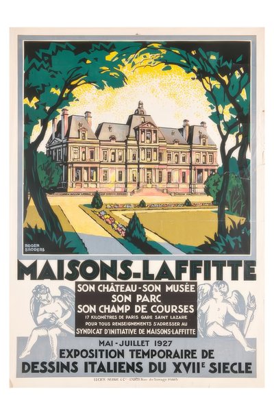 Maisons-Laffitte, midlertidig udstilling af italienske tegninger fra det 17. århundrede af Roger Broders