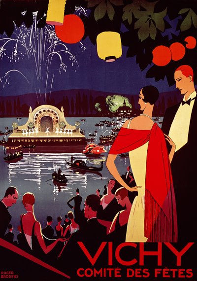 Vichy, Comite des Fetes, Frankrig af Roger Broders