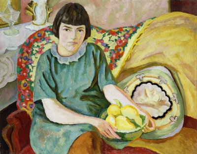 Portræt af Zoum Van den Eeckhoudt, 1915 af Roger Eliot Fry
