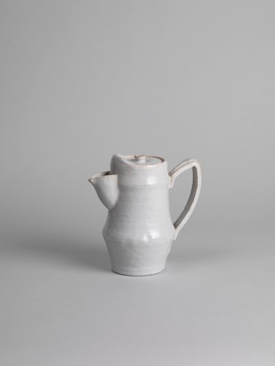 Hvid tinglaseret kaffekande, 1914-15 af Roger Eliot Fry