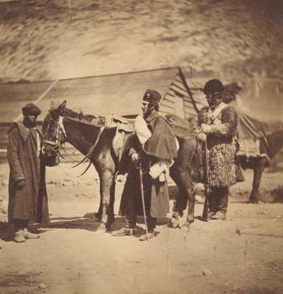 Kaptajn Burnaby fra Grenadier Guards, 1855. af Roger Fenton