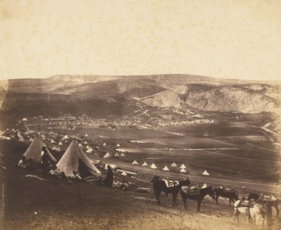 Kavaleriets lejr, Balaklava af Roger Fenton
