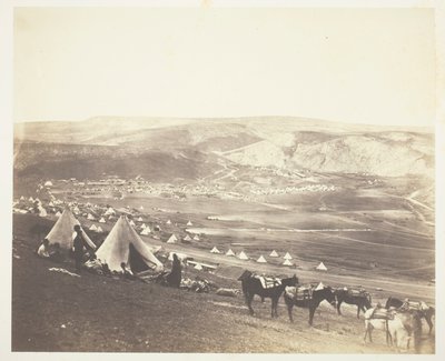 Kavaleriets lejr, Balaklava af Roger Fenton