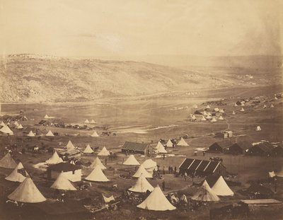 Kavaleriets lejr, set mod Kadikoi. af Roger Fenton