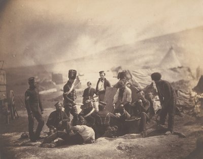 De 8. husarers kogehus, 1855. af Roger Fenton